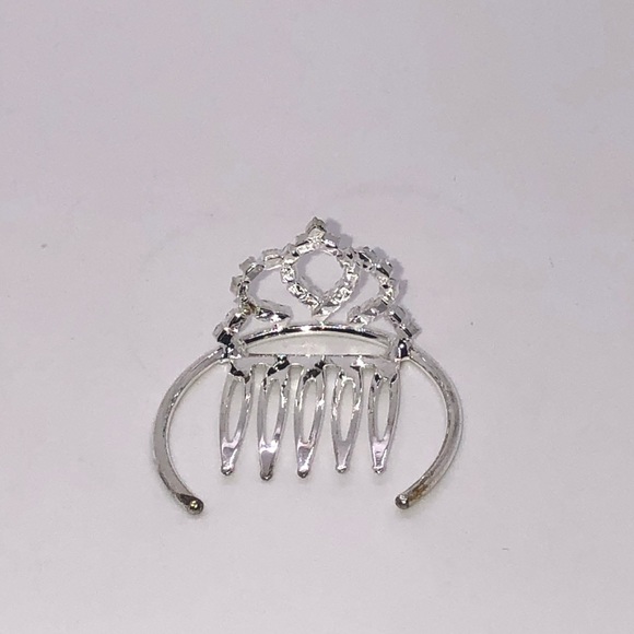 Mini Chrystal Rhinestone Tiara - Picture 4 of 8